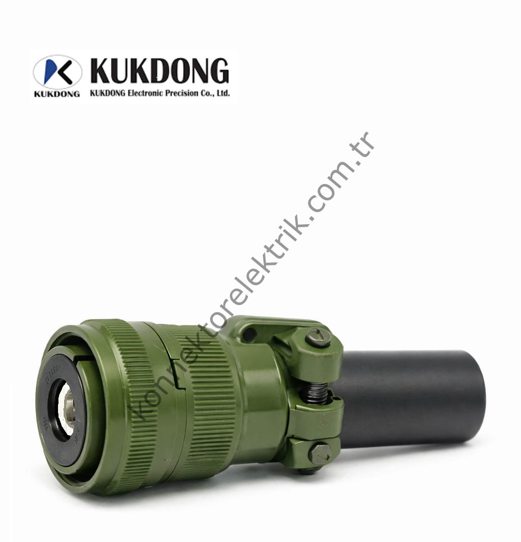 KUKDONG MS3106F 22-7S 1 Pin Metal Kasa Kablo Tipi Dişi Askeri Konnektör