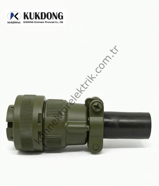 KUKDONG MS3106F 22-7S 1 Pin Metal Kasa Kablo Tipi Dişi Askeri Konnektör