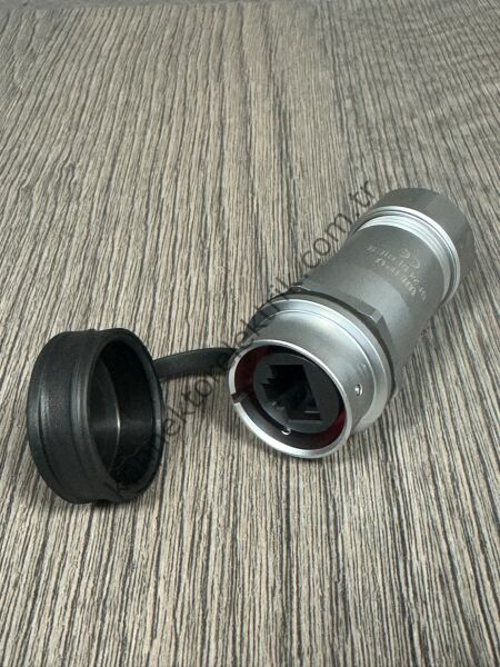 WEIPU SF2411/SRJ45 IP67 Metal Kasa Karşıt Kablo Tipi Dişi RJ45 Konnektör