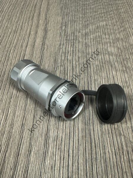 WEIPU SF2411/SRJ45 IP67 Metal Kasa Karşıt Kablo Tipi Dişi RJ45 Konnektör