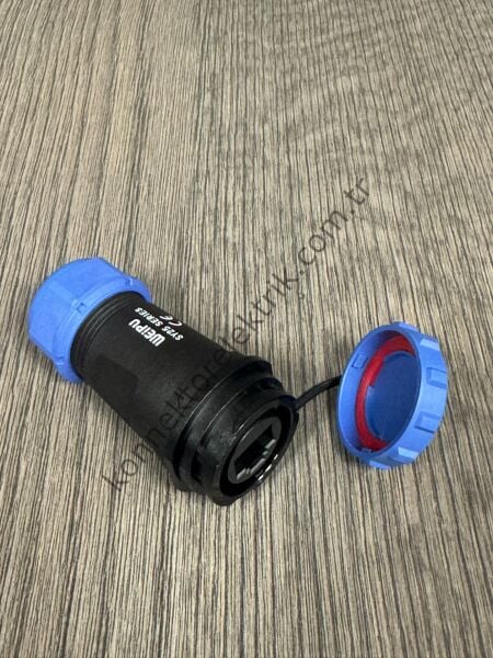 WEIPU SY2511C/SRJ45 IP67 Plastik Kasa Kablo Tipi Dişi RJ45 Konnektör