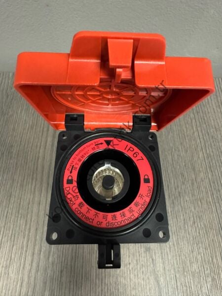 WEIPU WH800A-ZK-L1-M20 1 Pin IP67 800A Panel Tipi Dişi Powerlock Su Geçirmez Konnektör