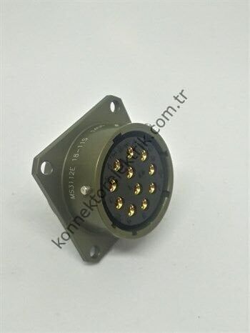 KUKDONG MS3112E 18-11S 11 Pin Metal Kasa Shell Panel Tipi Askeri Konnektör