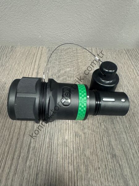 WEIPU WH800A-TJ-PE-500 1 Pin IP67 800A Kablo Tipi Erkek Powerlock Su Geçirmez Konnektör