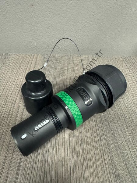WEIPU WH800A-TJ-PE-500 1 Pin IP67 800A Kablo Tipi Erkek Powerlock Su Geçirmez Konnektör