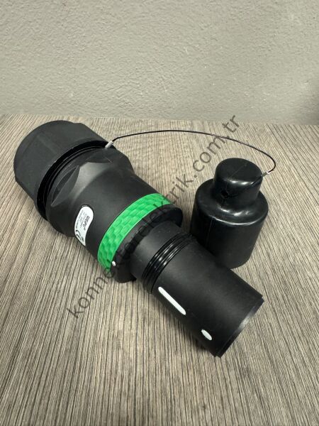 WEIPU WH800A-TJ-PE-500 1 Pin IP67 800A Kablo Tipi Erkek Powerlock Su Geçirmez Konnektör