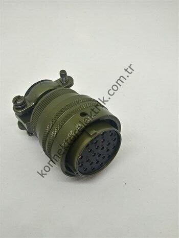 KUKDONG MS3116F 20-24S 24 Pin Metal Kasa Shell Kablo Tipi Askeri Konnektör