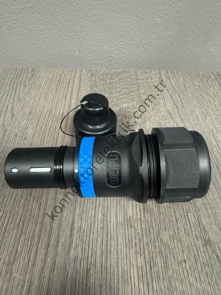 WEIPU WH800A-TJ-N-500 1 Pin IP67 800A Kablo Tipi Erkek Powerlock Su Geçirmez Konnektör