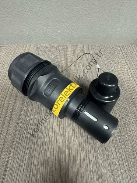 WEIPU WH800A-TJ-L3-500 1 Pin IP67 800A Kablo Tipi Erkek Powerlock Su Geçirmez Konnektör