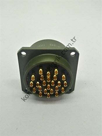 KUKDONG MS3112E 20-24S 24 Pin Metal Kasa Shell Panel Tipi Askeri Konnektör