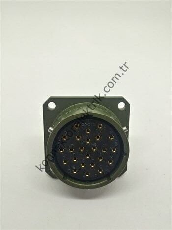 KUKDONG MS3112E 20-24S 24 Pin Metal Kasa Shell Panel Tipi Askeri Konnektör