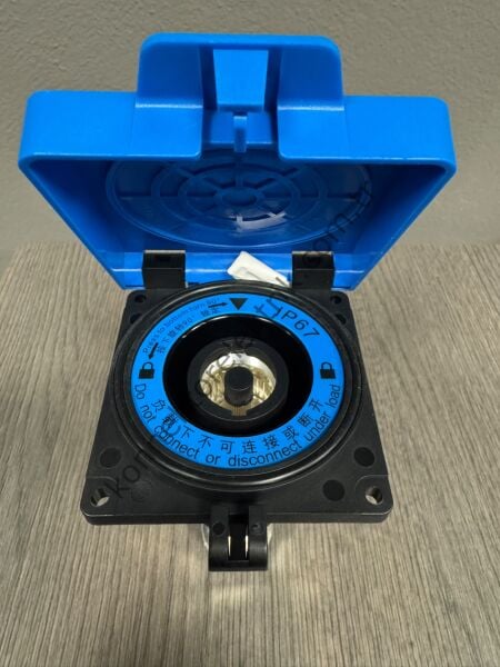 WEIPU WH800A-ZK-N-M20 1 Pin IP67 800A Panel Tipi Dişi Powerlock Su Geçirmez Konnektör