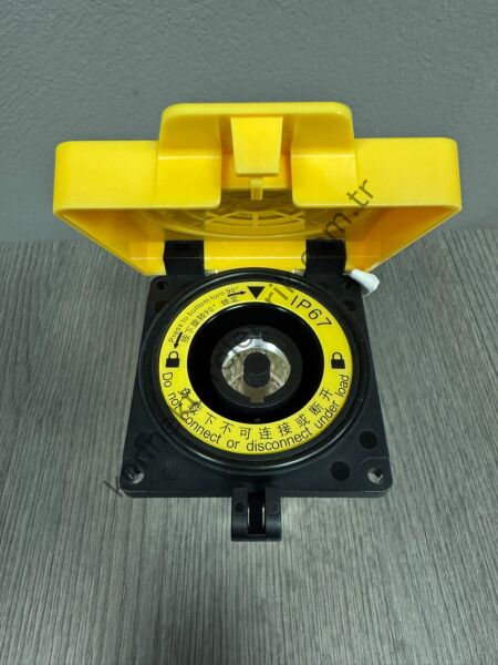 WEIPU WH800A-ZK-L3-M20 1 Pin IP67 800A Panel Tipi Dişi Powerlock Su Geçirmez Konnektör