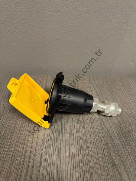WEIPU WH800A-ZK-L3-M20 1 Pin IP67 800A Panel Tipi Dişi Powerlock Su Geçirmez Konnektör