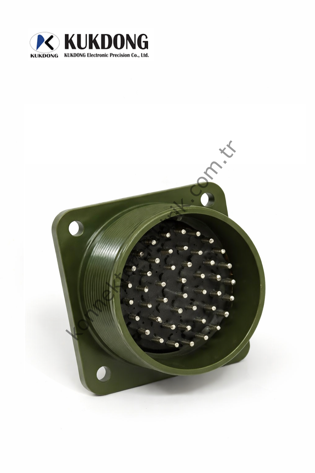 KUKDONG MS3102E 32-73P 46 Pin Metal Kasa Panel Tipi Erkek Askeri Konnektör