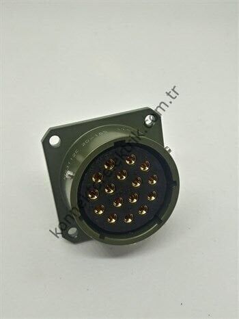 KUKDONG MS3112E 20-16S 16 Pin Metal Kasa Shell Panel Tipi Askeri Konnektör