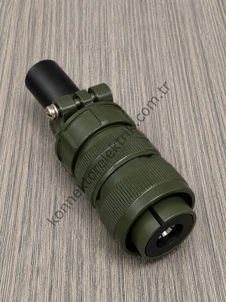 KUKDONG MS3106F 20-2S 1 Pin Metal Kasa Kablo Tipi Dişi Askeri Konnektör
