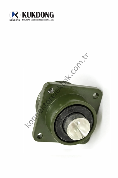 KUKDONG MS3102E 20-2P 1 Pin Metal Kasa Panel Tipi Erkek Askeri Konnektör