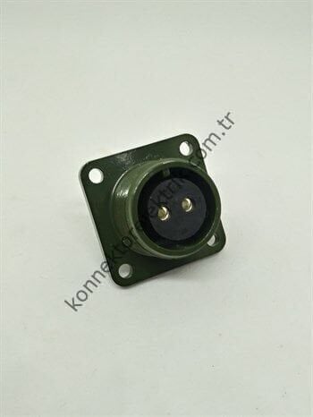 KUKDONG MS3102E 14S-9S 2 Pin Metal Kasa Panel Tipi Dişi Askeri Konnektör