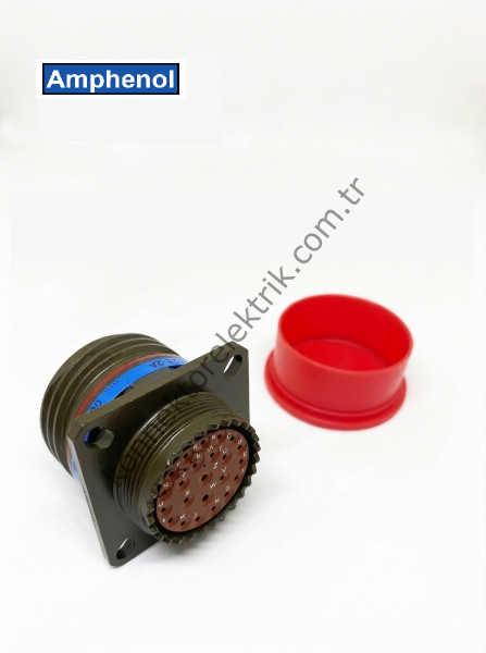 AMPHENOL D38999/20WE99SN (MIL-DTL) 23 Pin Panel Tipi Dişi Askeri Konnektör