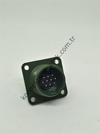 KUKDONG MS3102E 14SA-10P 10 Pin Metal Kasa Panel Tipi Erkek Askeri Konnektör