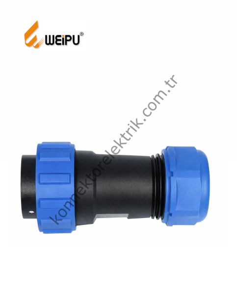 WEIPU SP2910/S3 3 Pin IP68 Plastik Kasa Kablo Tipi Dişi Su Geçirmez Konnektör