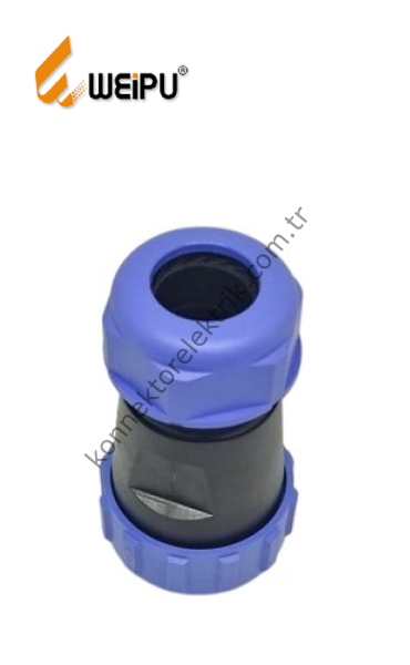 WEIPU SP2910/S3 3 Pin IP68 Plastik Kasa Kablo Tipi Dişi Su Geçirmez Konnektör