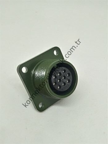 KUKDONG MS3102E 14SA-10S 10 Pin Metal Kasa Panel Tipi Dişi Askeri Konnektör