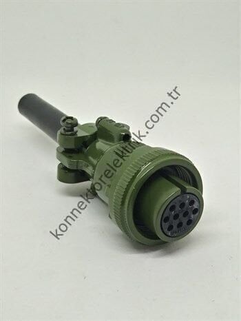 KUKDONG MS3106F 14SA-10S 10 Pin Metal Kasa Kablo Tipi Dişi Askeri Konnektör