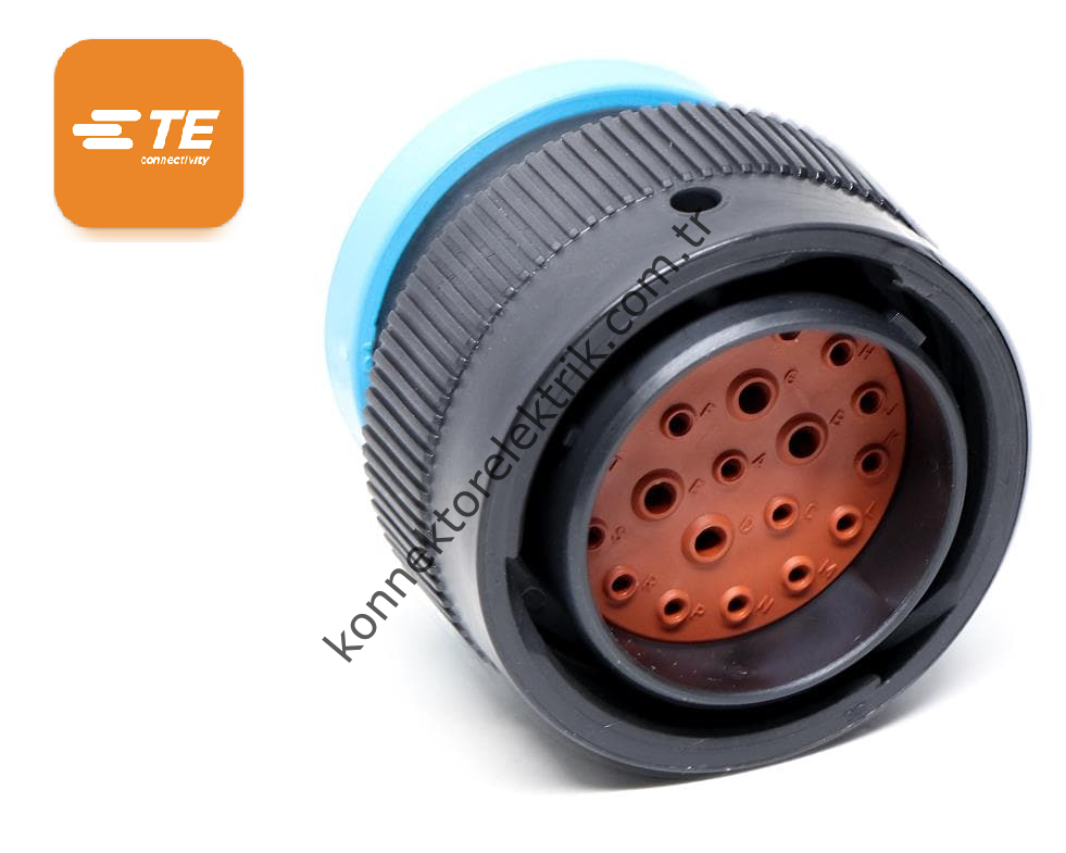 TE CONNECTIVITY HDP26-24-21PE-L017 21 Pin (17+4) Kablo Tipi Erkek Konnektör