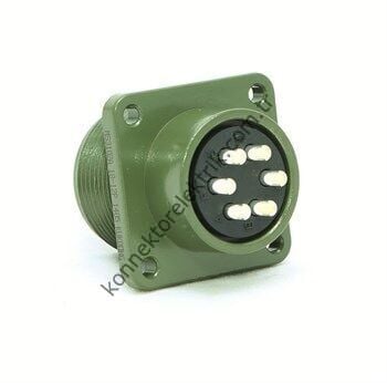 HZ CONNECTORS MS3102E 18-12P 6 Pin Panel Tipi Erkek Askeri Konnektör