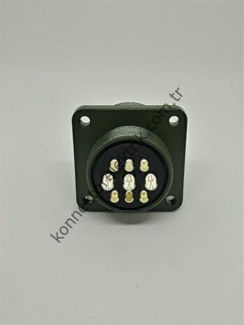 HZ CONNECTORS  MS3102E 20-18P 9 Pin (6+3) Panel Tipi Erkek Askeri Konnektör