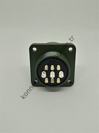 HZ CONNECTORS  MS3102E 20-18P 9 Pin (6+3) Panel Tipi Erkek Askeri Konnektör