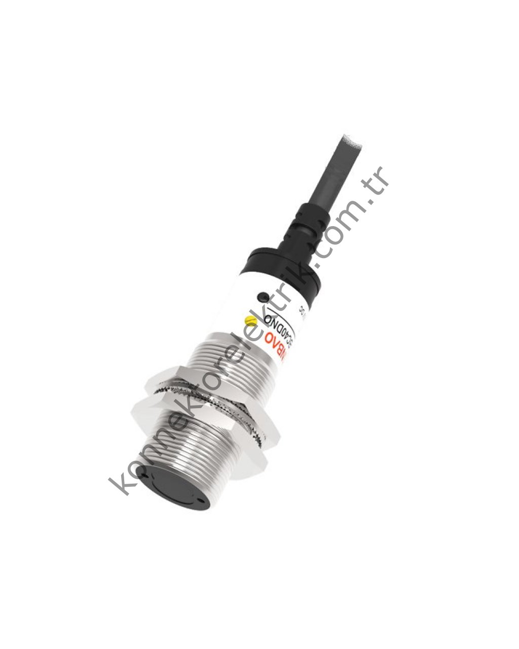 LANBAO PR18TG Serisi 90° Açılı M12 Konnektörlü Paslanmaz Metal Gövde Karşılıklı PNP Çıkışlı DC Fotosel