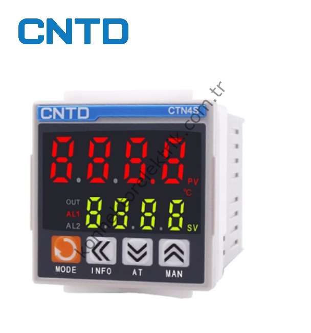 CNTD CTN4S-262 Isı Kontrol Cihazları K, E, J, L, T, R, S, PT100, Cu50 (full function)