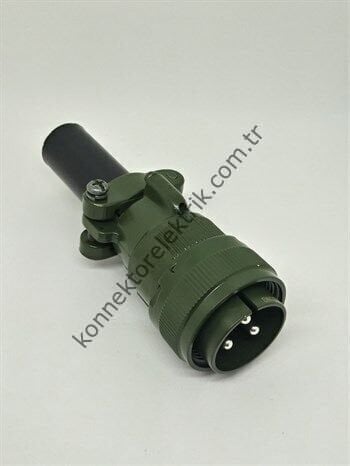 KUKDONG MS3106F 20-19P 3 Pin Metal Kasa Kablo Tipi Erkek Askeri Konnektör