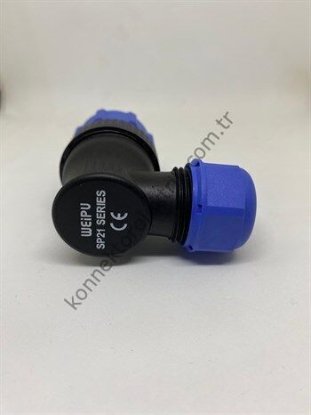 SP2116/S15 IP68 Plastik 90° Açılı Kablo Tipi Konnektör