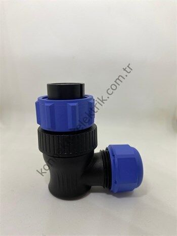 SP2116/S15 IP68 Plastik 90° Açılı Kablo Tipi Konnektör