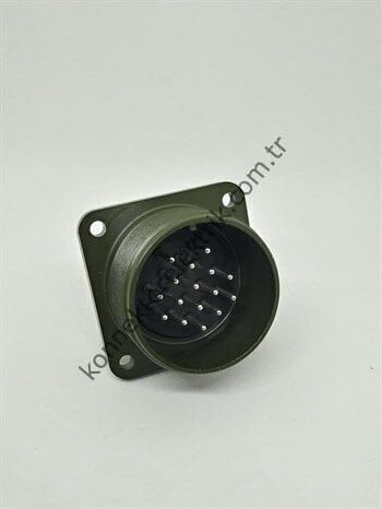 KUKDONG MS3102E 24-5P 16 Pin Metal Kasa Panel Tipi Erkek Askeri Konnektör