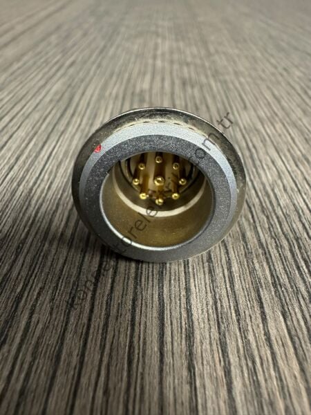 WEIPU ZGG.3B.309.CLA 9 Pin (8+1) IP50 Metal Kasa Panel Tipi Erkek Medikal Konnektör