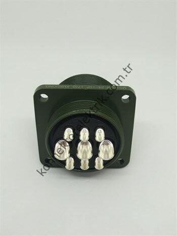 HZ CONNECTORS MS3102E 24-11P 9 Pin (6+3) Panel Tipi Erkek Askeri Konnektör