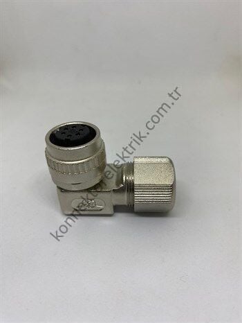 DK182 90° Açılı 6 Pin Dişi Konnektör