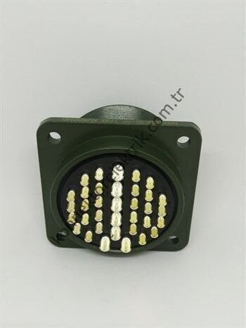 KUKDONG MS3102E 32-7P 35 Pin (28+7) Metal Kasa Panel Tipi Erkek Askeri Konnektör