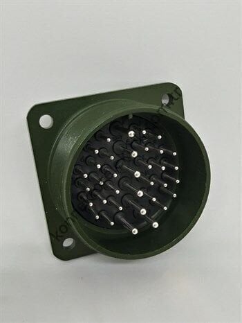 KUKDONG MS3102E 32-7P 35 Pin (28+7) Metal Kasa Panel Tipi Erkek Askeri Konnektör