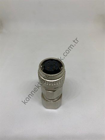 DK182 Düz 4 Pin Dişi Konnektör