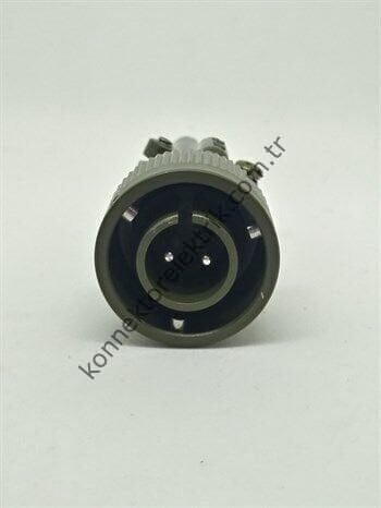 KUKDONG KDB06E 12S-3P 2 Pin Metal Kasa Bayonet Kablo Tipi Askeri Konnektör