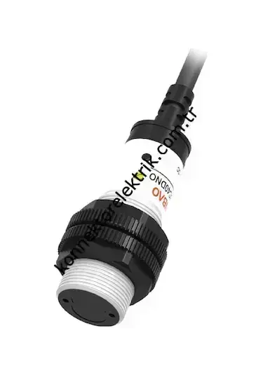 LANBAO PR18TGS Serisi 90° Açılı 2 mt. Kablolu Plastik Gövde Reflektörlü PNP Çıkışlı DC Fotosel