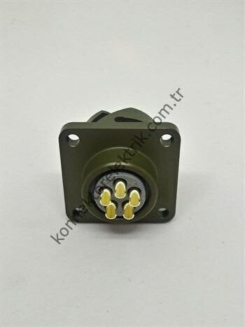 HZ CONNECTORS KDB02E 14S-5P Bayonet Panel Tipi Askeri Konnektör