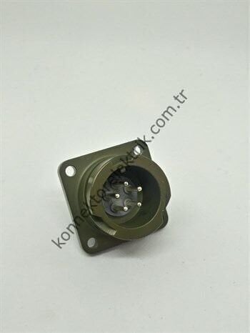 HZ CONNECTORS KDB02E 14S-5P 5 Pin Metal Kasa Bayonet Panel Tipi Erkek Askeri Konnektör