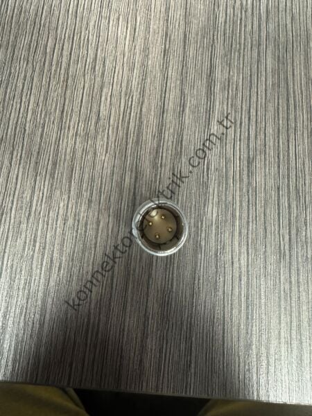 WEIPU TGG.2B.304.CLAD62 4 Pin IP50 Metal Kasa Kablo Tipi Erkek Medikal Konnektör